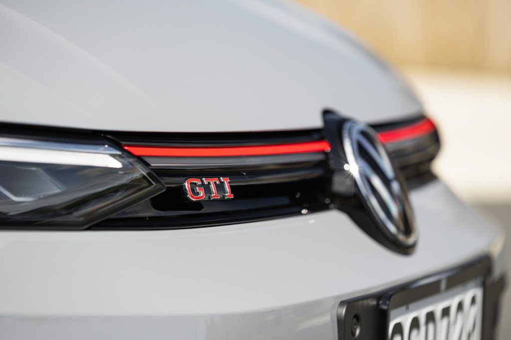 GTI badge on the 2024 Golf