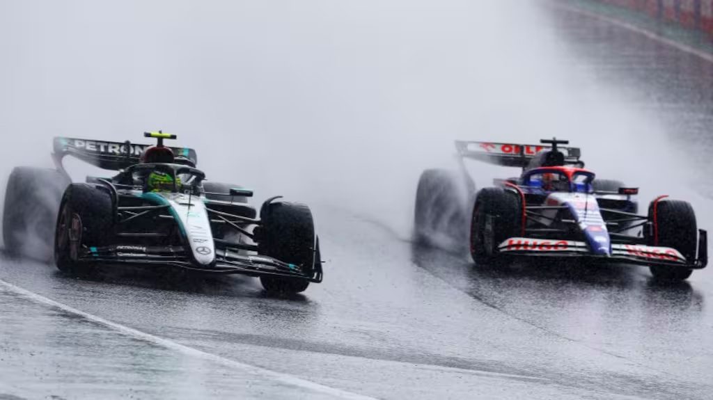 Lawson lapped up the wet conditions at the Sao Paulo GP.