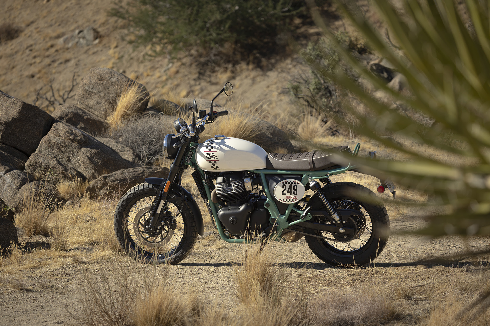 And for those with an off-road Bent, RE also introduced the Bear 650, a scrambler.