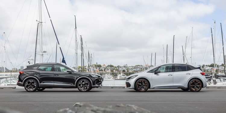 Cupra Formentor vs Cupra Born side by side