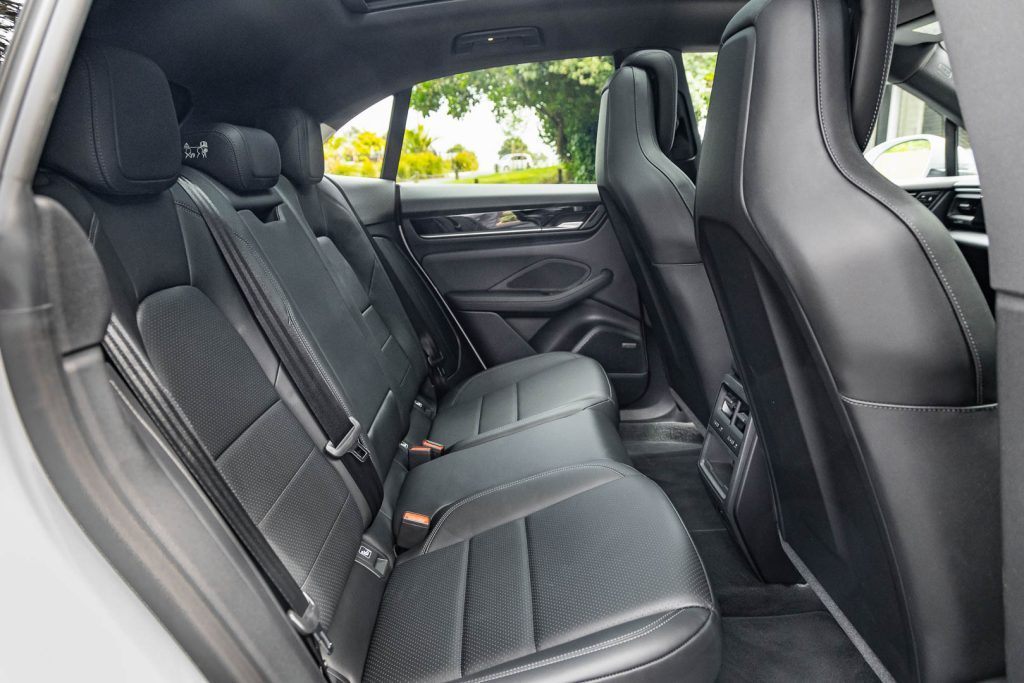 Rear seat space in the 2024 Porsche Macan second generation