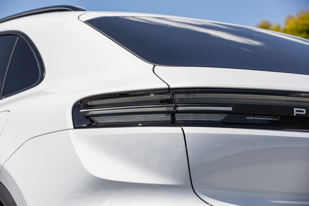 Tail light detail of the Macan second generation