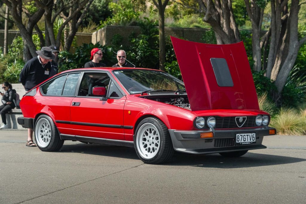 Alfa Romeo GTV6 in red