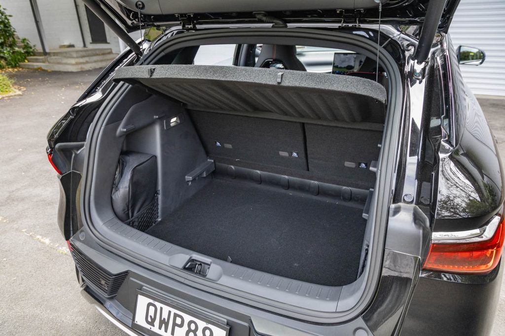 boot space inside the 2024 BYD Atto 3 Extended