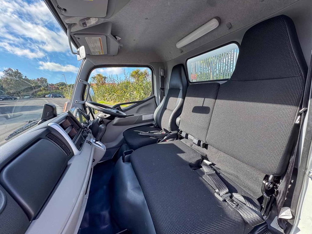 Wide interior view of Fuso Canter 616T City Tipper 2024