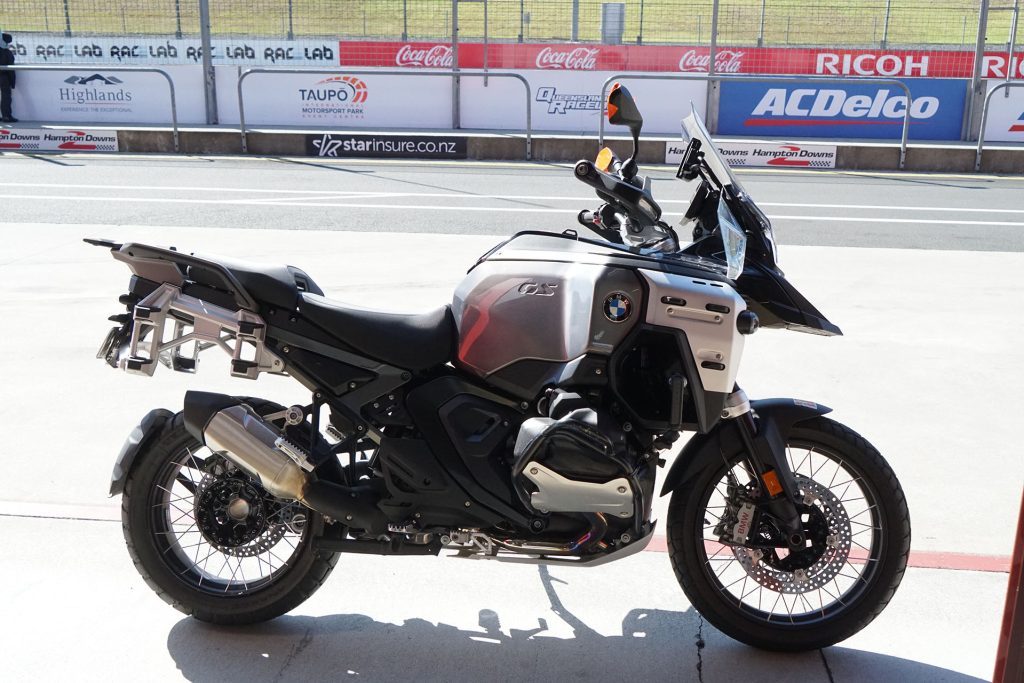 This unlikely bike was our mount for the track day.