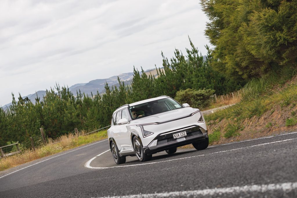 Kia EV 5 on test during the NZ Autocar Car of the Year