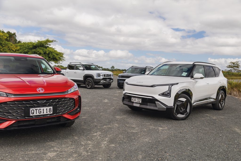 Some of the vehicles in the NZ Autocar Car of the Year