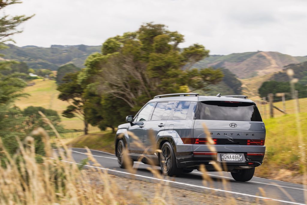 Hyundai Santa Fe been driven on the road in the NZ Autocar Car of the Year final judging day