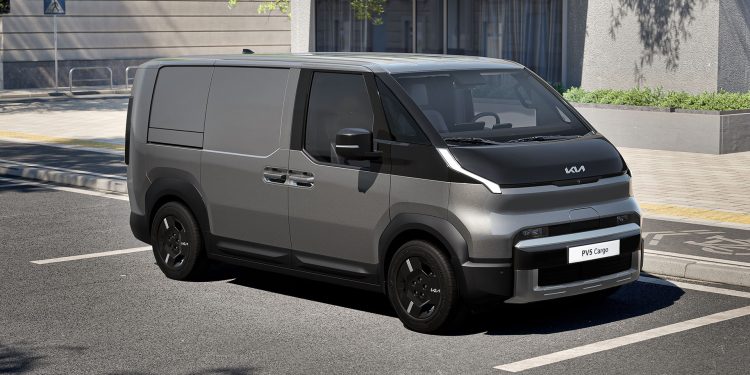 Kia PV5 Cargo van ready to go