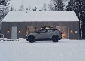 Volvo EX30 Cross Country in winter